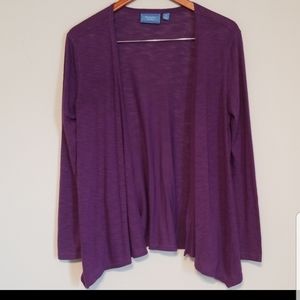 Purple Vera Wang cardigan